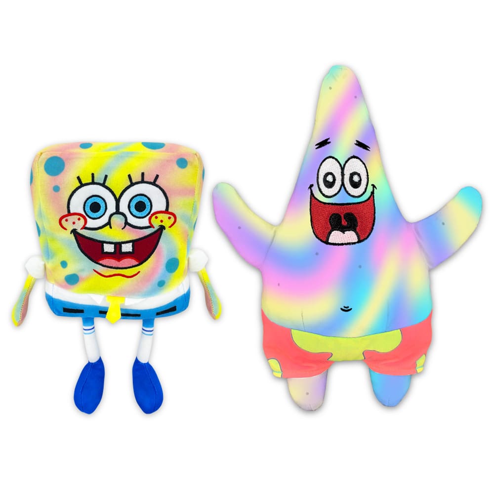 SpongeBob and Patrick Tie-Dye Plush