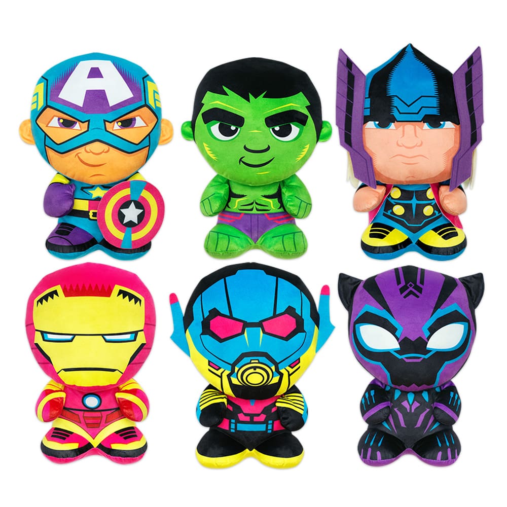 Neon Avengers plushie Mashems toy