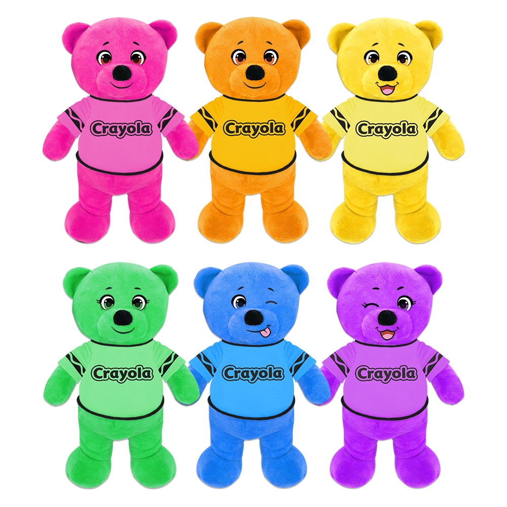 Crayola Plush colored Bears