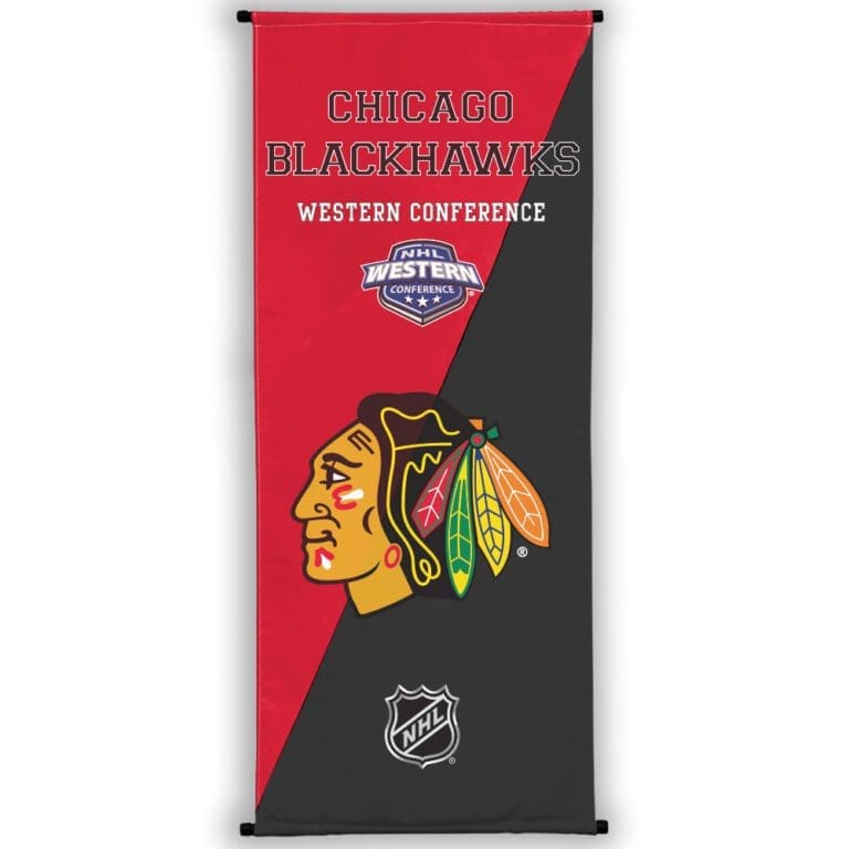 NHL Team Banner merchandise display