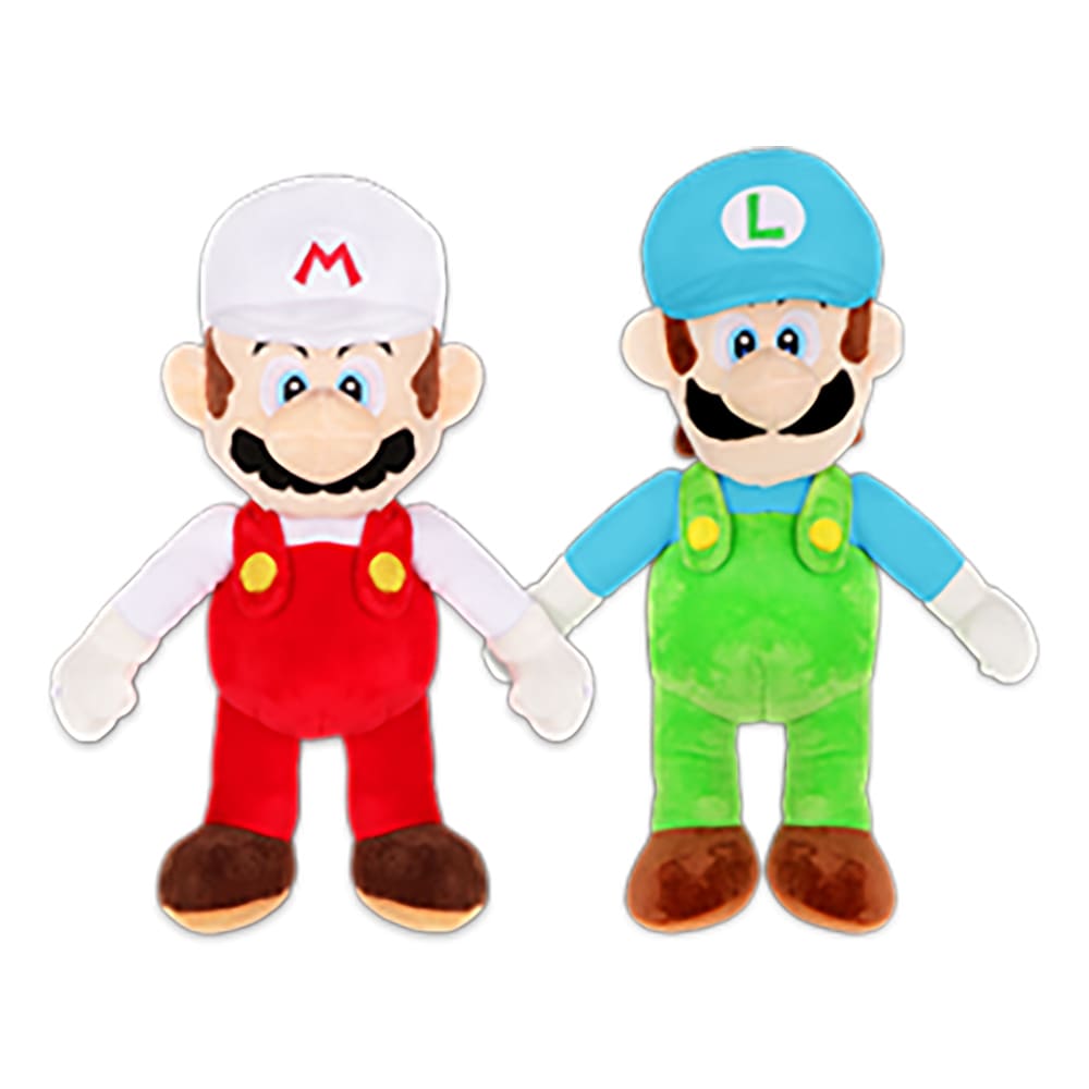 Mario and Luigi Fire and Ice plush Dolls