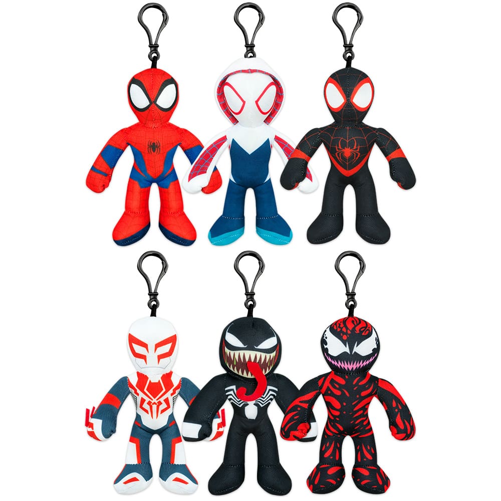 Spider-Man plush keychains