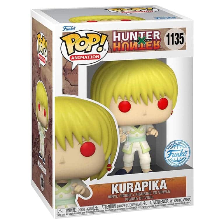 Funko Pop Kurapika HunterxHunter Collectable figure